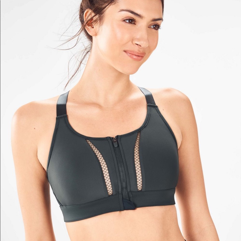 Fabletics Black Sports Bra.